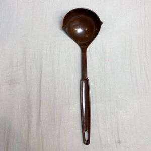Vintage Ekco Nylon Soup Serving Ladle Brown 11 Inch‎